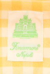 Finamore Napoli Yellow Check Shirt - Extra Slim - (2018022819) - Parent