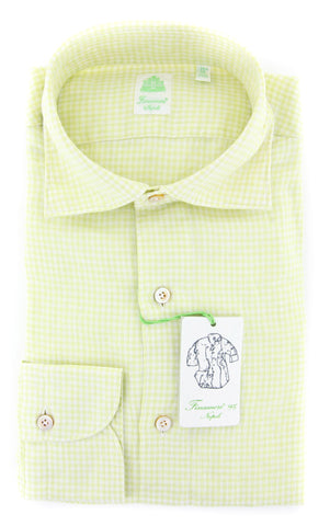 Finamore Napoli Yellow Shirt - Extra Slim