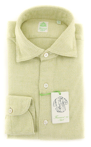 Finamore Napoli Light Green Shirt - Extra Slim