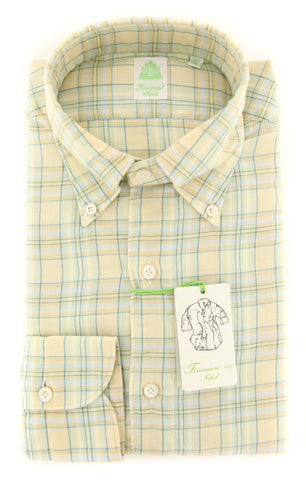 Finamore Napoli Yellow Shirt - Extra Slim