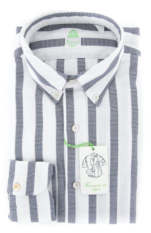 Finamore Napoli White Shirt - Extra Slim