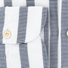 Finamore Napoli White Striped Shirt - Extra Slim - (F191811) - Parent