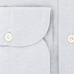 Finamore Napoli Light Gray Fancy Shirt - Extra Slim - (2018031213) - Parent