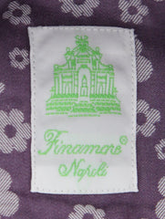 Finamore Napoli Purple Floral Shirt - Extra Slim - (F110182) - Parent
