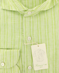Finamore Napoli Light Green Shirt - Extra Slim - (K181811) - Parent