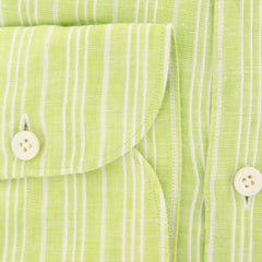 Finamore Napoli Light Green Shirt - Extra Slim - (K181811) - Parent