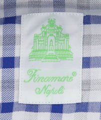 Finamore Napoli Blue Plaid Shirt - Extra Slim - (2018022830) - Parent