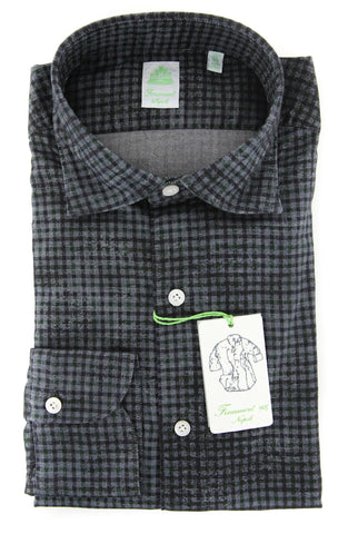 Finamore Napoli Dark Green Shirt - Extra Slim
