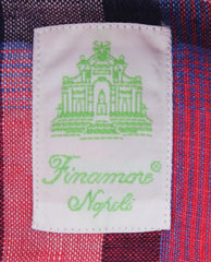 Finamore Napoli Pink Plaid Shirt - Extra Slim - (2018022611) - Parent