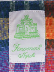 Finamore Napoli Multi-Colored Plaid Shirt - Extra Slim - (2018022610) - Parent