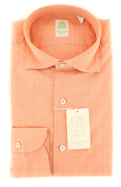 Finamore Napoli Orange Shirt - Extra Slim - (FN8301710) - Parent