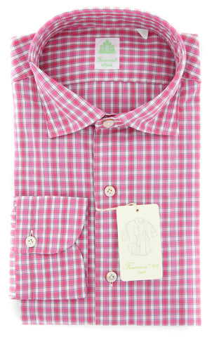 Finamore Napoli Pink Shirt - Extra Slim
