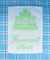 Finamore Napoli Turquoise Shirt - Extra Slim - (FN830173) - Parent