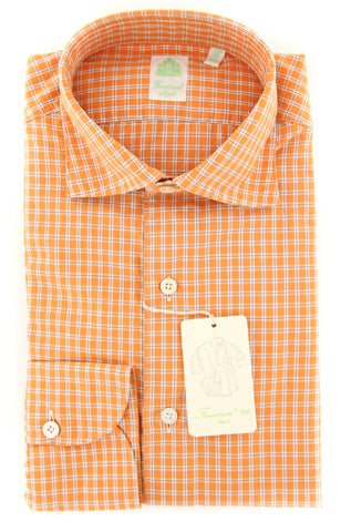 Finamore Napoli Orange Shirt - Extra Slim