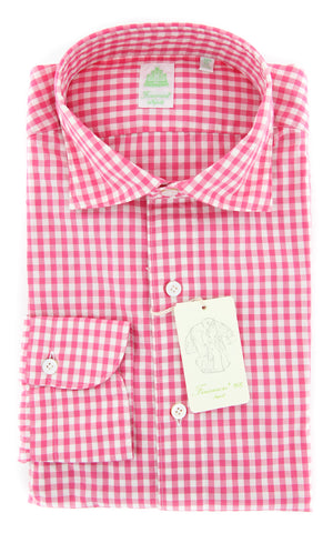 Finamore Napoli Pink Shirt - Extra Slim