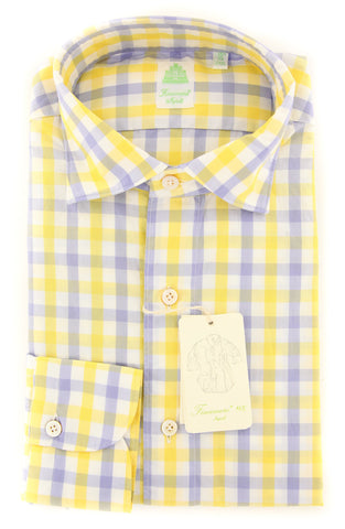Finamore Napoli Yellow Shirt - Extra Slim