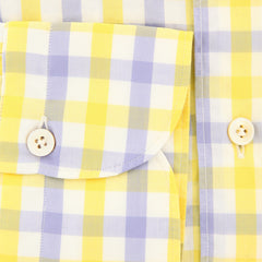 Finamore Napoli Yellow Plaid Shirt - Extra Slim - (2018022712) - Parent