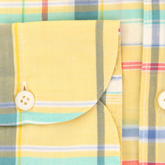 Finamore Napoli Yellow Plaid Shirt - Extra Slim - (2018022725) - Parent