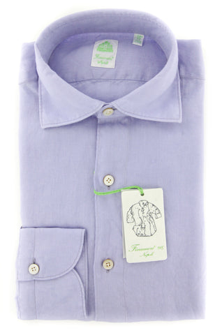 Finamore Napoli Lavender Purple Shirt - Extra Slim