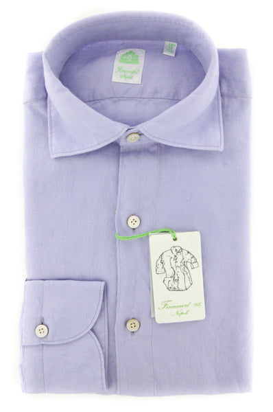 Finamore Napoli Lavender Purple Shirt - Extra Slim - (FN-TOKYO97000006) - Parent