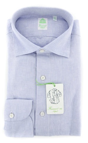 Finamore Napoli Light Blue Shirt - Extra Slim