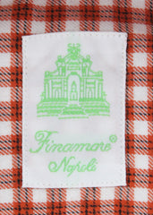 Finamore Napoli Red Plaid Shirt - Extra Slim - (2018022627) - Parent