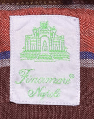 Finamore Napoli Multi-Colored Check Linen Shirt - Extra Slim - (1500) - Parent