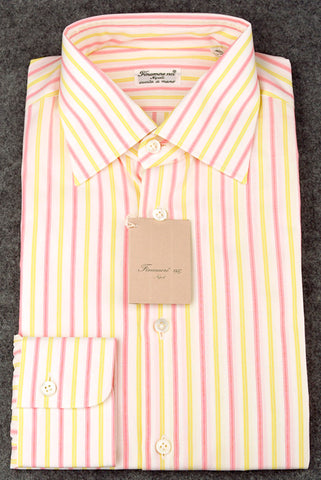 Finamore Napoli Yellow Shirt – Size: 15.75 US / 40 EU