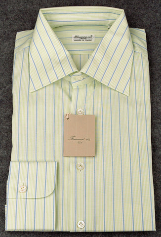 Finamore Napoli Green Shirt – Size: 15.75 US / 40 EU