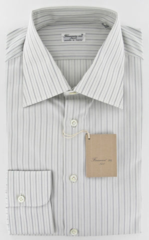 Finamore Napoli White Shirt – Size: 15.75 US / 40 EU
