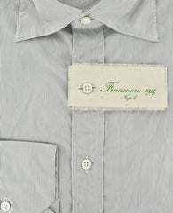 Finamore Napoli Black Button-Front Shirt - X-Large