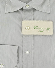 Finamore Napoli Black Button-Front Shirt - X-Large