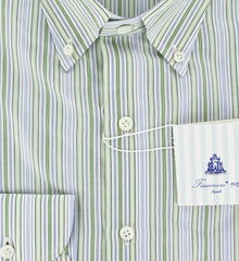 Finamore Napoli Green Shirt 15.75/40