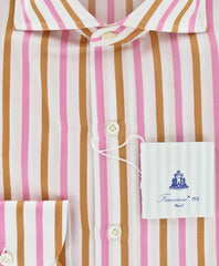 Finamore Napoli Pink Shirt 15.75/40