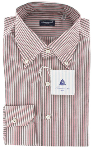 Finamore Napoli Pink Shirt – Size: 16 US / 41 EU