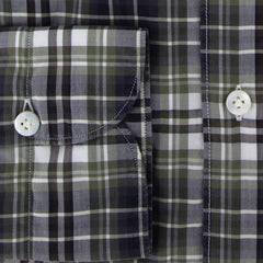 Finamore Napoli Brown Plaid Cotton Shirt M/M