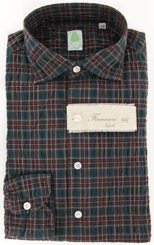 Finamore Napoli Green Shirt – Size: M US / M EU