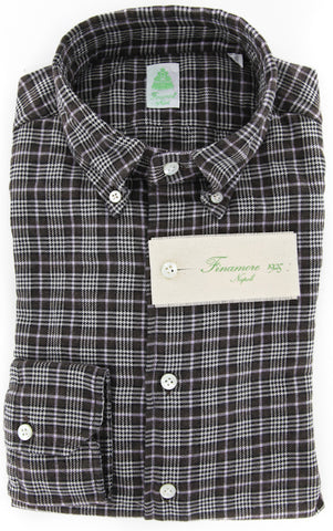 Finamore Napoli Brown Shirt – Size: M US