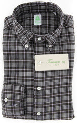 Finamore Napoli Brown Shirt M