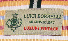 Luigi Borrelli Orange Striped Shirt - Extra Slim - (GB4308) - Parent