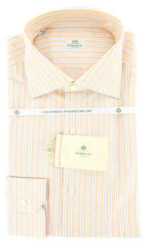 Luigi Borrelli Orange Shirt - Slim