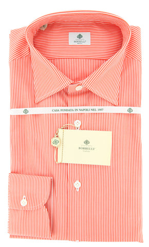 Luigi Borrelli Orange Shirt - Extra Slim