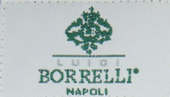 Luigi Borrelli Olive Green Striped Shirt - Extra Slim - (GB5918) - Parent