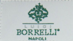 Luigi Borrelli Pink and Burgundy Striped Shirt 17/43