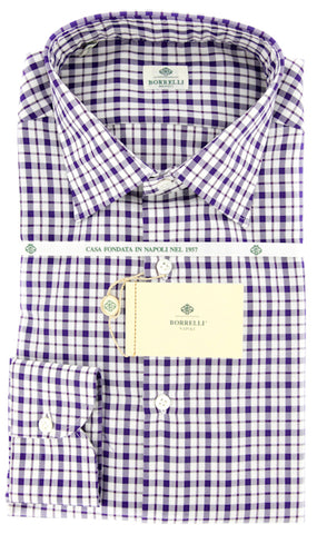 Luigi Borrelli Purple Shirt - Extra Slim