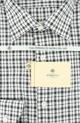 Luigi Borrelli Green Plaid Shirt - Extra Slim - (GB7426) - Parent