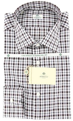 Luigi Borrelli Brown Shirt - Extra Slim