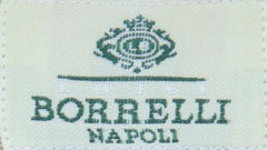 Borrelli Gray Striped Shirt - Extra Slim - 17/43 - (EV5188LEONARDO)