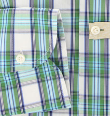 Luigi Borrelli Green Plaid Shirt - Extra Slim - (GB8562) - Parent