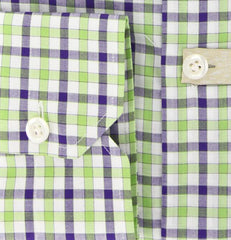 Luigi Borrelli Green Plaid Shirt - Extra Slim - (GB8687) - Parent